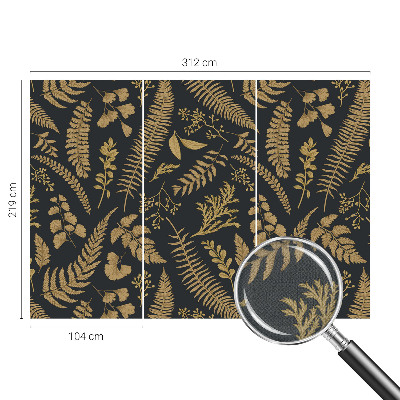 Samolepilna fototapeta za spalnico Botanični listi