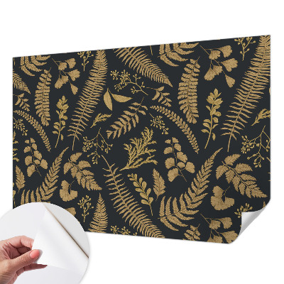 Samolepilna fototapeta za spalnico Botanični listi