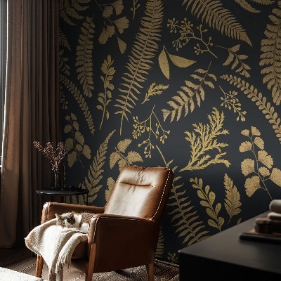 Samolepilna fototapeta za spalnico Botanični listi