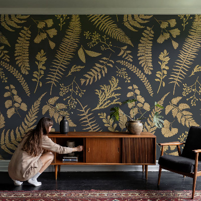 Samolepilna fototapeta za spalnico Botanični listi