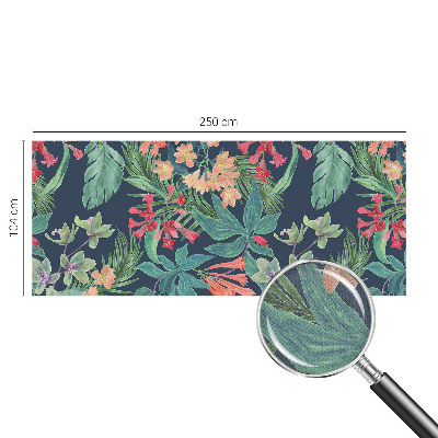 Samolepilna fototapeta za dnevno sobo Tropsko cvetje