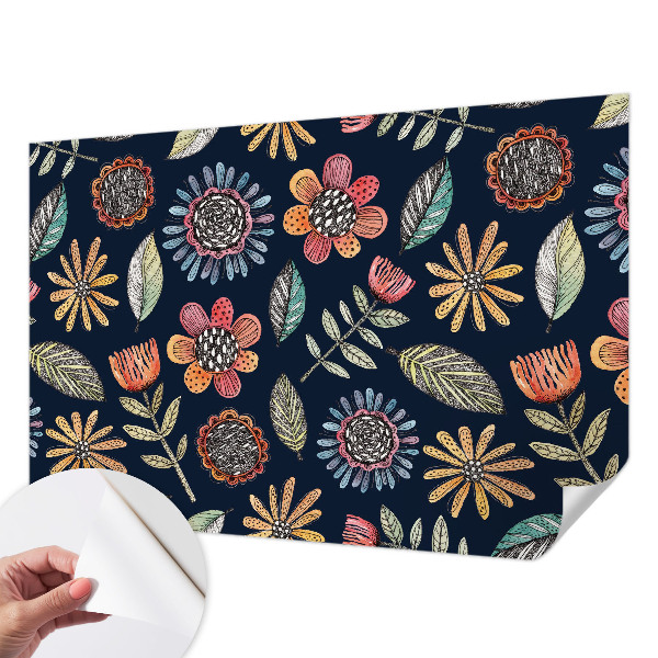 Otroška fototapeta Cvetlični mozaik