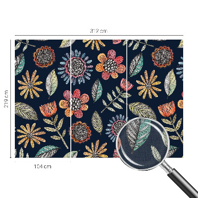 Otroška fototapeta Cvetlični mozaik