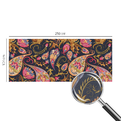 3D fototapeta z vzorcem barvitega paisleyja