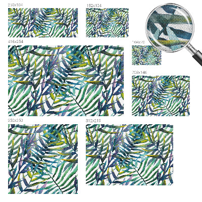 Fototapeta za otroško sobo Eksotična vegetacija