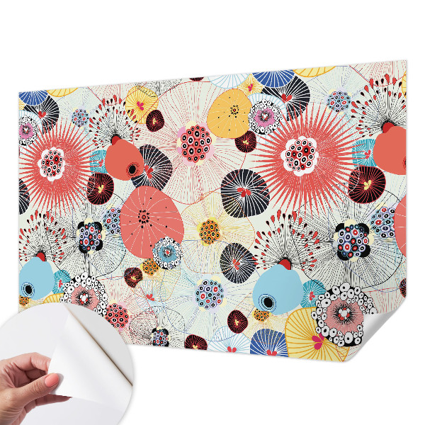 3D fototapeta Barvite rože