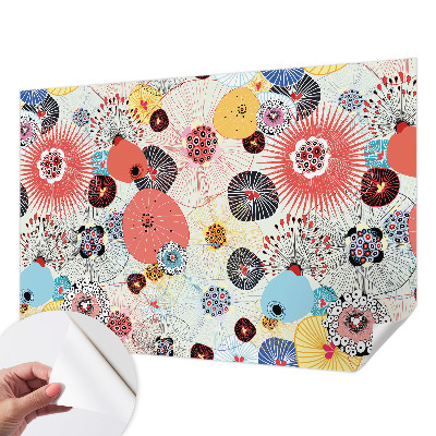 3D fototapeta Barvite rože