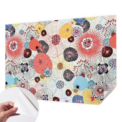 3D fototapeta Barvite rože