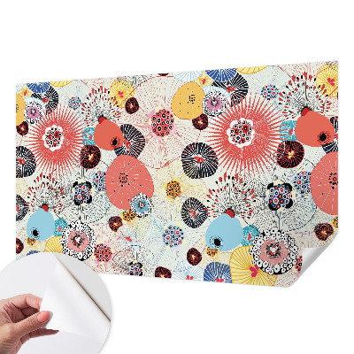 3D fototapeta Barvite rože