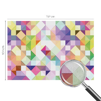 Samolepilna fototapeta za spalnico Barvite oblike