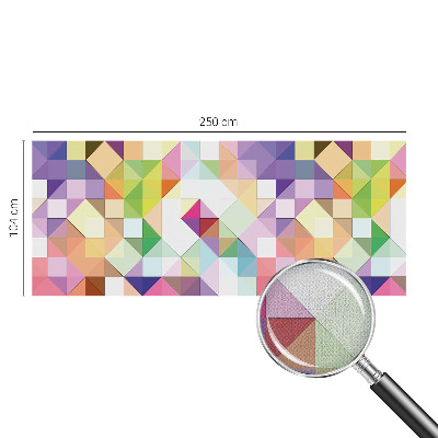 Samolepilna fototapeta za spalnico Barvite oblike