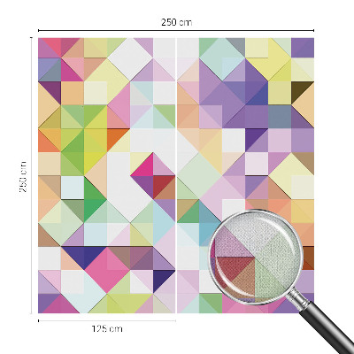 Samolepilna fototapeta za spalnico Barvite oblike