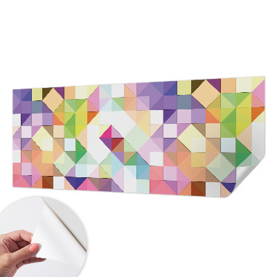 Samolepilna fototapeta za spalnico Barvite oblike