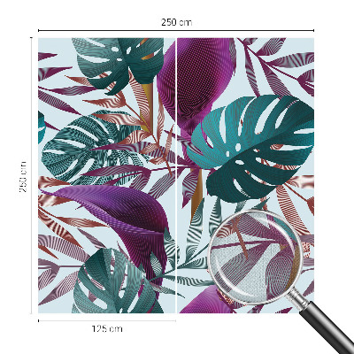 3D fototapeta s tropskim motivom