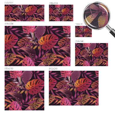 Samolepilna fototapeta Eksotični listi