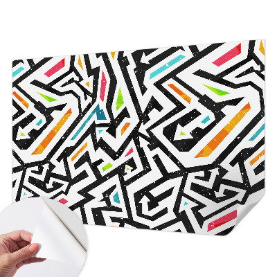 Samolepilna fototapeta za spalnico Abstraktni mozaik