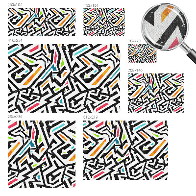 Samolepilna fototapeta za spalnico Abstraktni mozaik