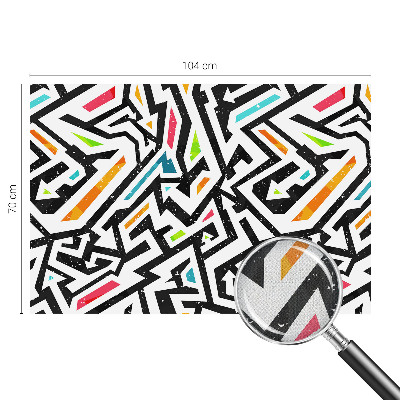 Samolepilna fototapeta za spalnico Abstraktni mozaik