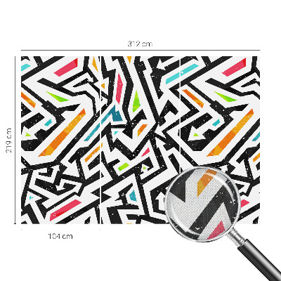 Samolepilna fototapeta za spalnico Abstraktni mozaik