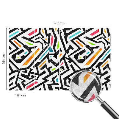 Samolepilna fototapeta za spalnico Abstraktni mozaik