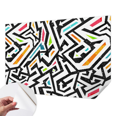 Samolepilna fototapeta za spalnico Abstraktni mozaik