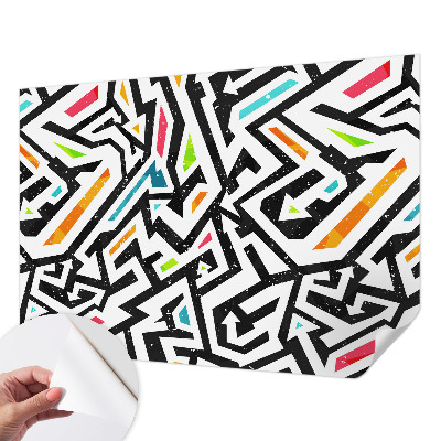 Samolepilna fototapeta za spalnico Abstraktni mozaik