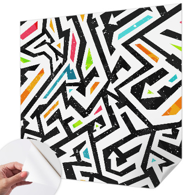 Samolepilna fototapeta za spalnico Abstraktni mozaik