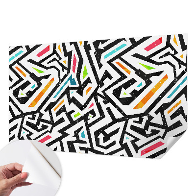 Samolepilna fototapeta za spalnico Abstraktni mozaik