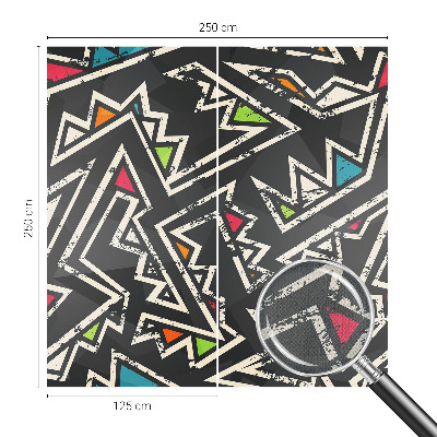 Samolepilna fototapeta z motivom energetske geometrije