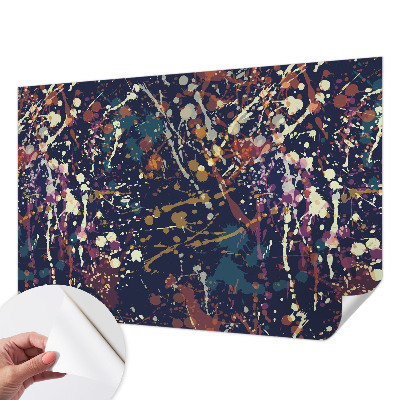 Samolepilna fototapeta za dnevno sobo Barvita abstrakcija