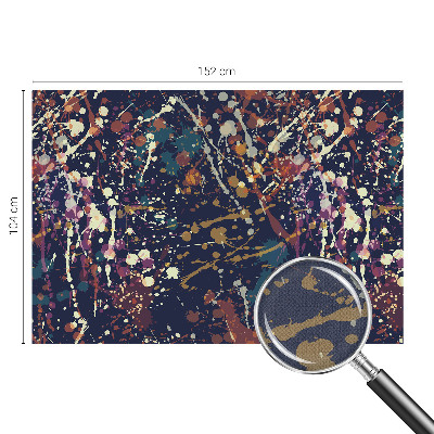 Samolepilna fototapeta za dnevno sobo Barvita abstrakcija