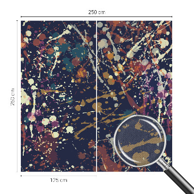 Samolepilna fototapeta za dnevno sobo Barvita abstrakcija