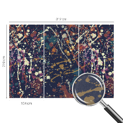 Samolepilna fototapeta za dnevno sobo Barvita abstrakcija