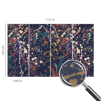 Samolepilna fototapeta za dnevno sobo Barvita abstrakcija