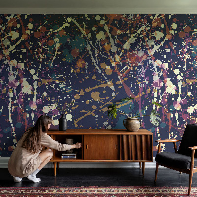 Samolepilna fototapeta za dnevno sobo Barvita abstrakcija