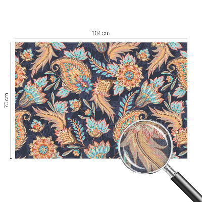 Samolepilna fototapeta za dnevno sobo Cvetlični vzorec