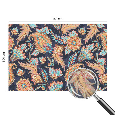 Samolepilna fototapeta za dnevno sobo Cvetlični vzorec