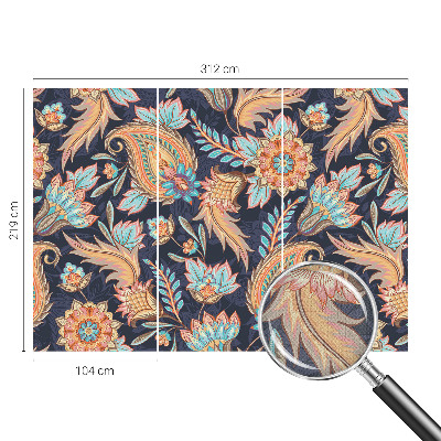 Samolepilna fototapeta za dnevno sobo Cvetlični vzorec