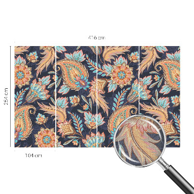 Samolepilna fototapeta za dnevno sobo Cvetlični vzorec