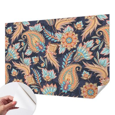 Samolepilna fototapeta za dnevno sobo Cvetlični vzorec