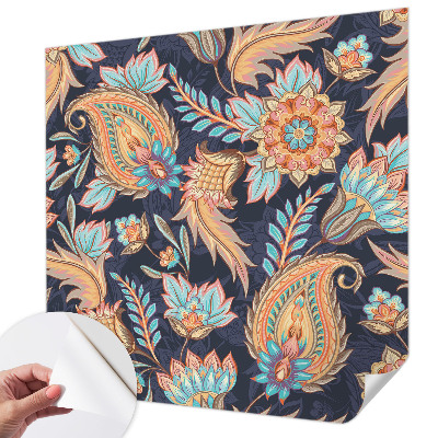 Samolepilna fototapeta za dnevno sobo Cvetlični vzorec