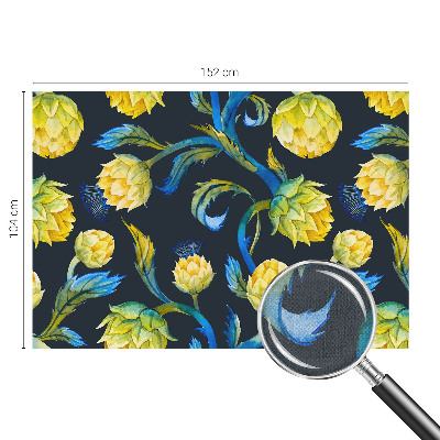 3D fototapeta z rastlinskim motivom