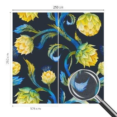 3D fototapeta z rastlinskim motivom