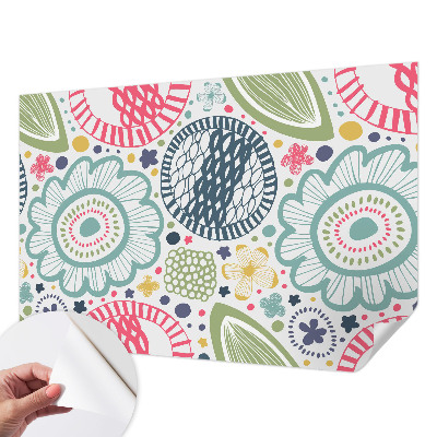 Fototapeta za otroško sobo Cvetlični vzorci