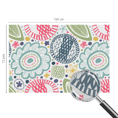 Fototapeta za otroško sobo Cvetlični vzorci