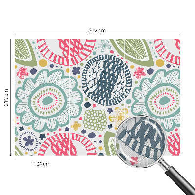 Fototapeta za otroško sobo Cvetlični vzorci