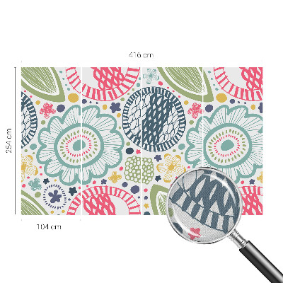 Fototapeta za otroško sobo Cvetlični vzorci