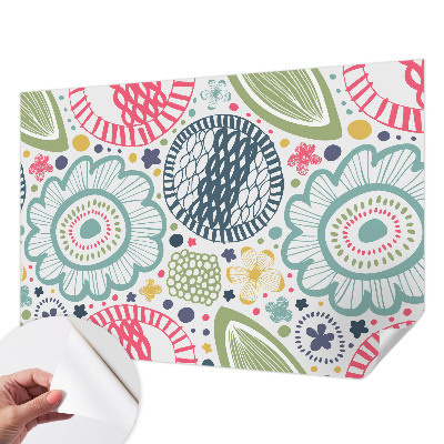 Fototapeta za otroško sobo Cvetlični vzorci