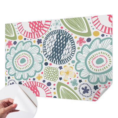 Fototapeta za otroško sobo Cvetlični vzorci