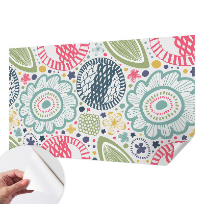 Fototapeta za otroško sobo Cvetlični vzorci